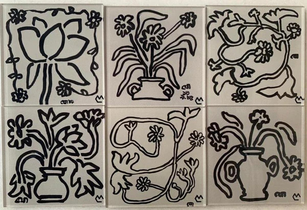 Drawing Coasters - Set of 6